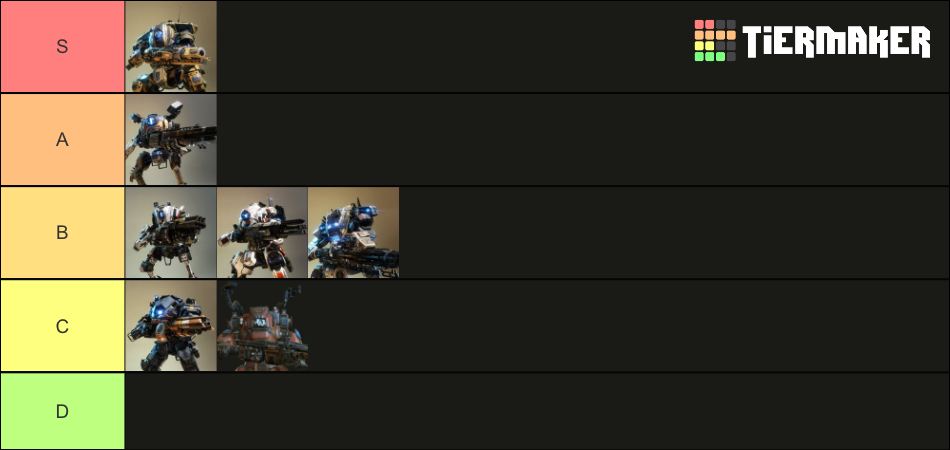 Titanfall 2 Titans Tier List (Community Rankings) - TierMaker