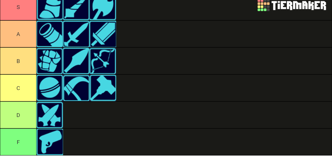 Brawlhalla Weapons Tier List (Community Rankings) - TierMaker