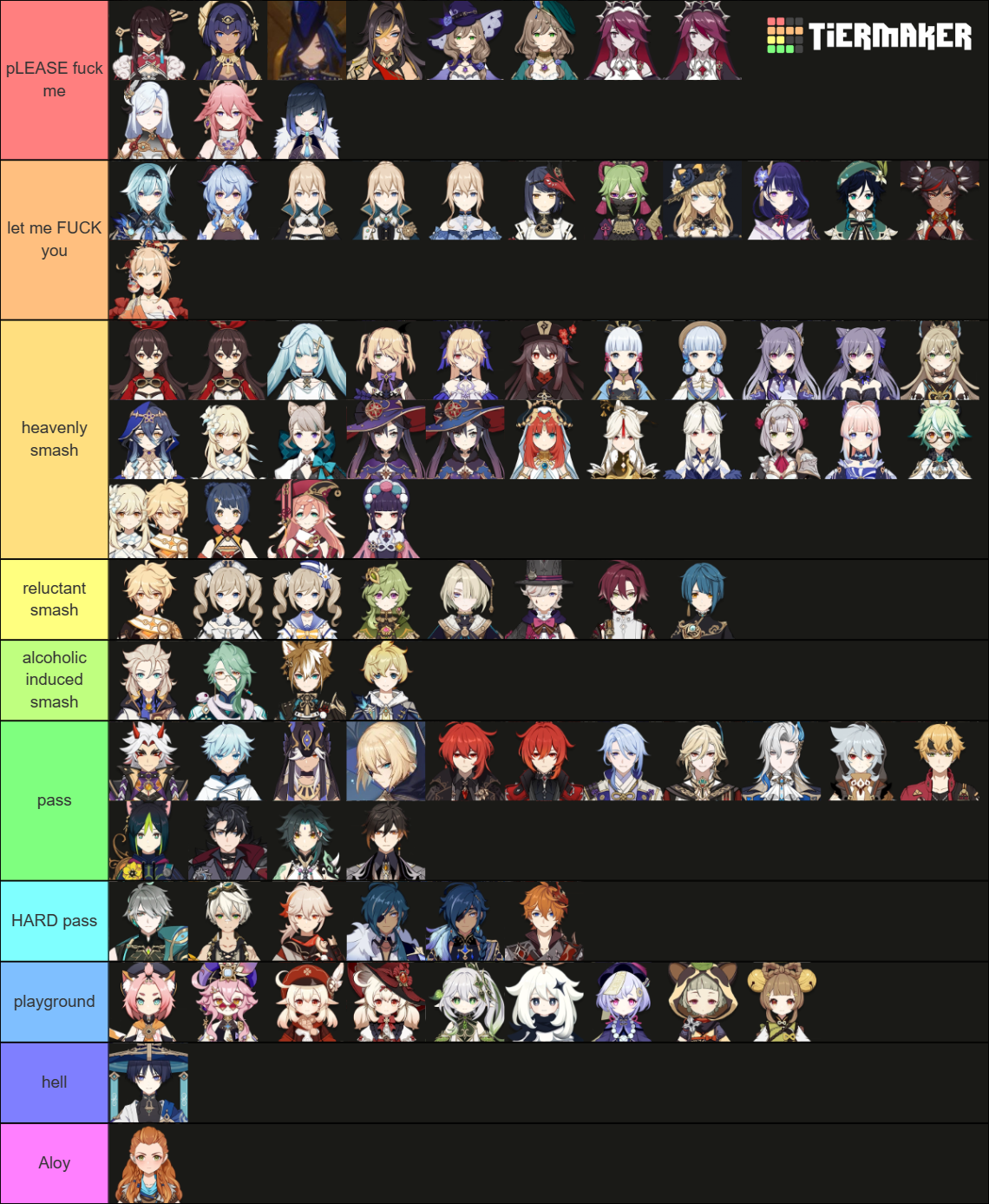 genshin smash or pass tier list 4.2