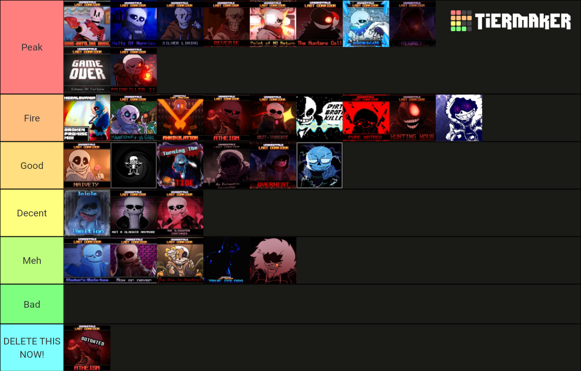 ULC OST Tier List (Community Rankings) - TierMaker