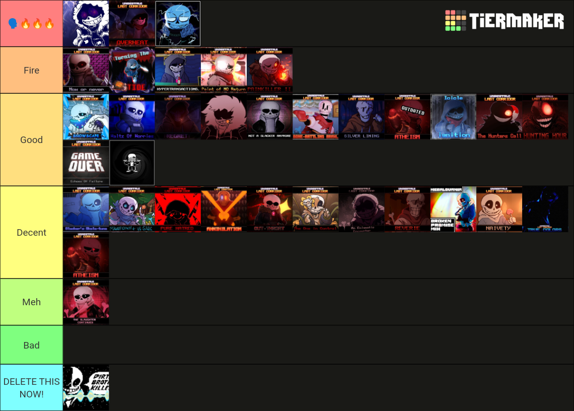 ULC OST Tier List (Community Rankings) - TierMaker