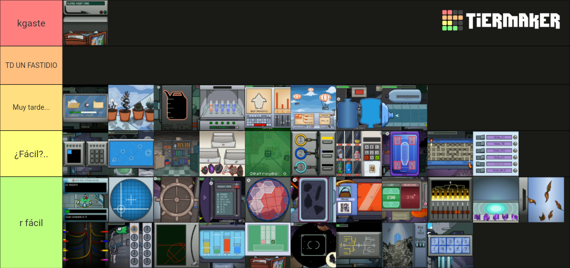 All Among Us Tasks Tier List Rankings) TierMaker