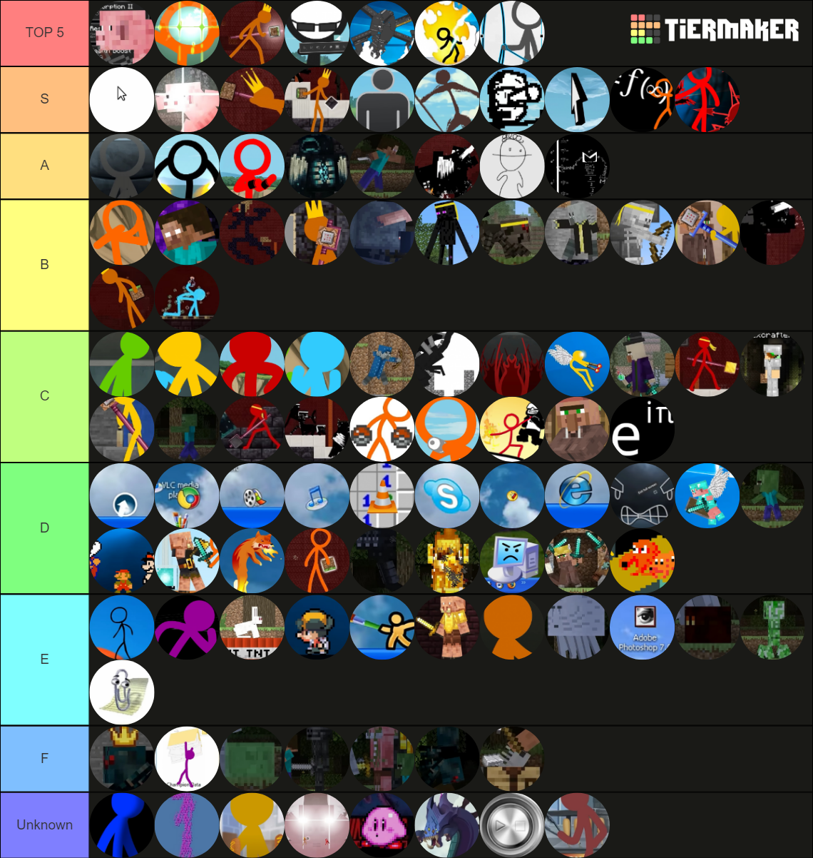 ALL Alan Becker Characters TIER LIST Tier List (Community Rankings ...