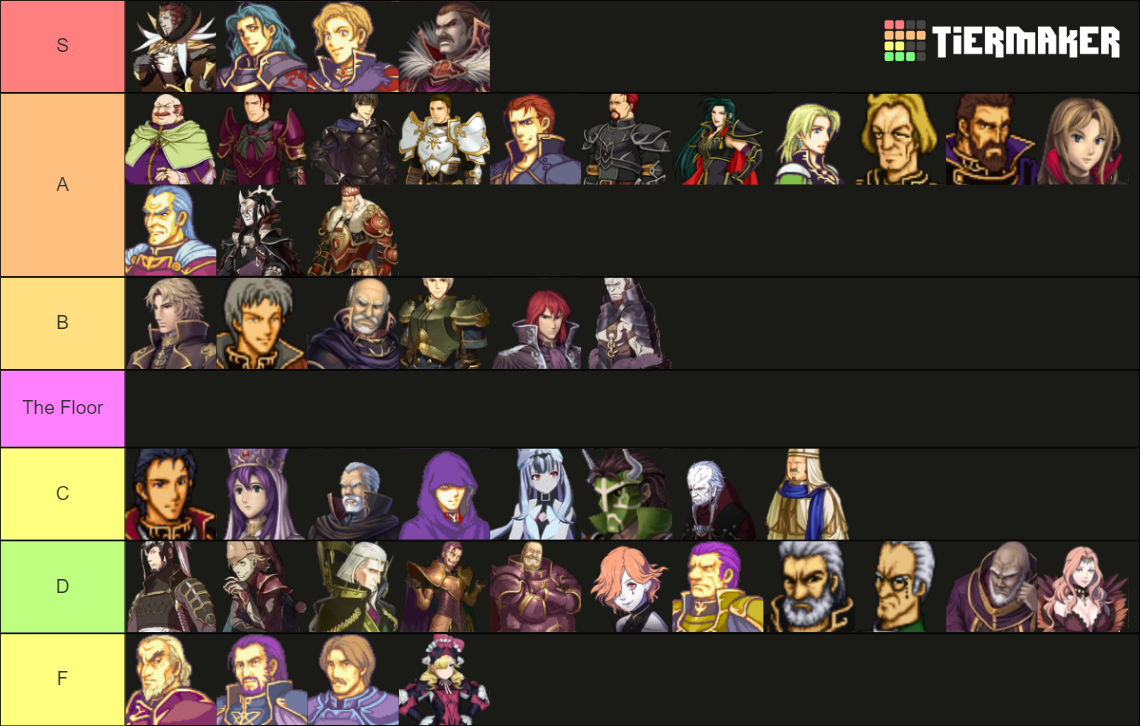 Fire Emblem Baddies Tier List (Community Rankings) - TierMaker