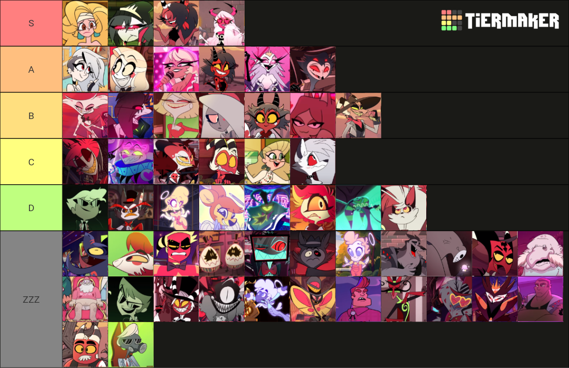 Hazbin Hotel + Helluva Boss ULTIMATE Smash or Pass Tier List (Community ...