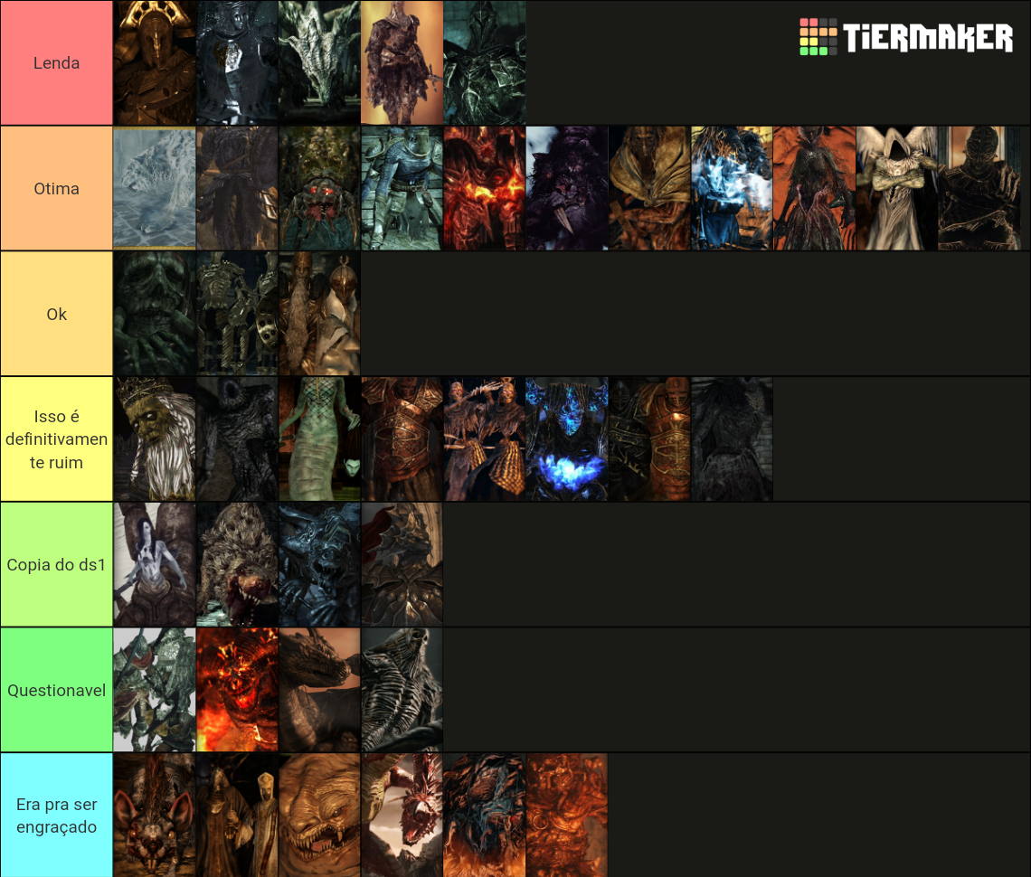 Dark Souls 2 Bosses Tier List (Community Rankings) - TierMaker