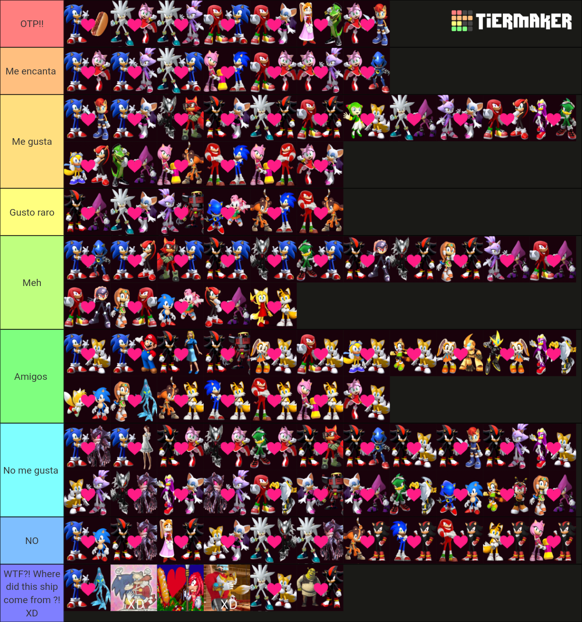 Sonic ships Tier List (Community Rankings) - TierMaker