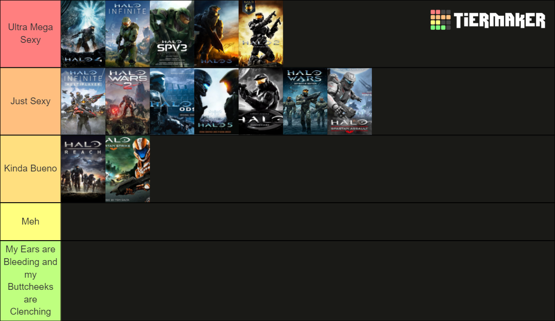 Ranking Halo Games Soundtracks Tier List (Community Rankings) - TierMaker