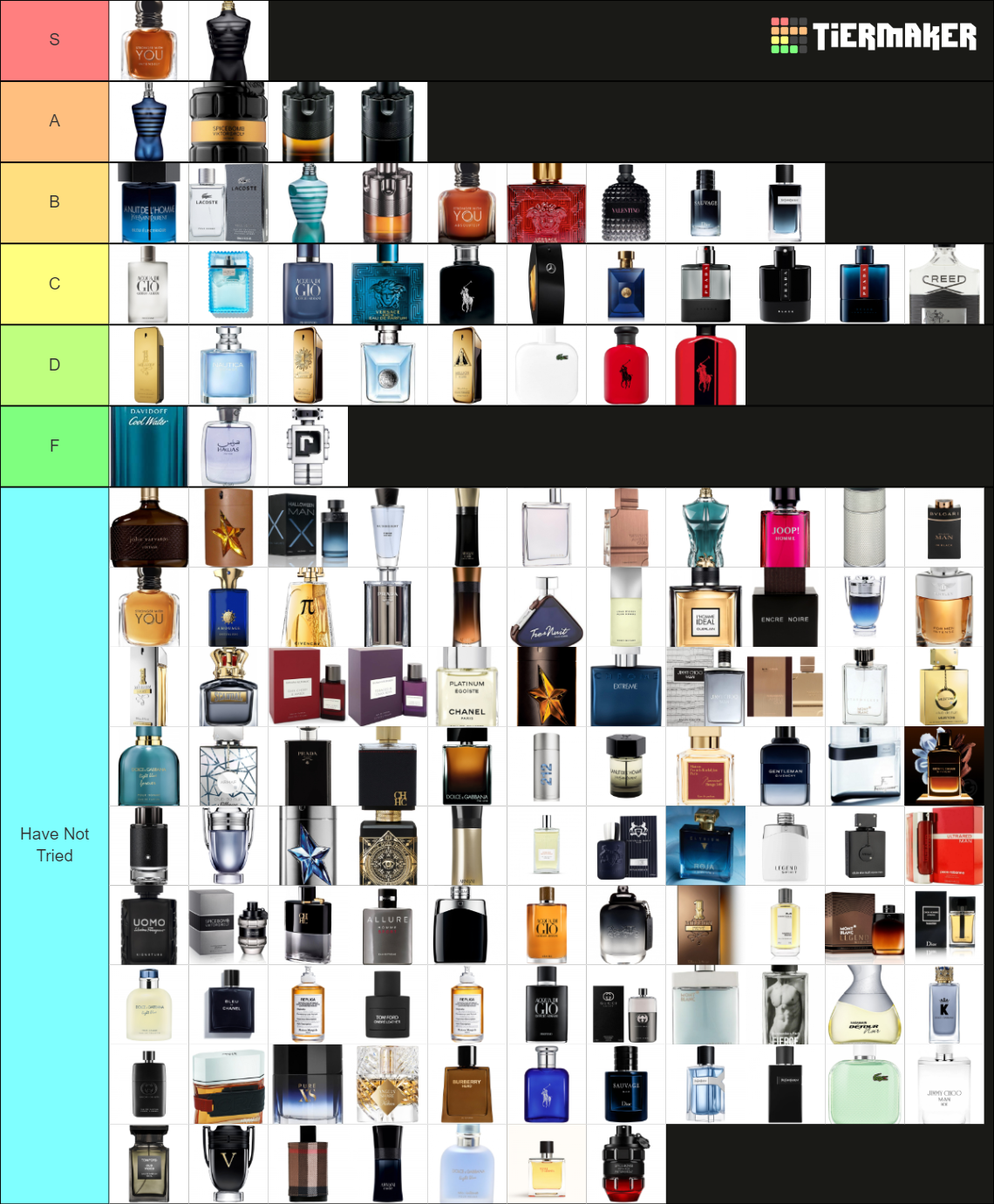 Rank Every Cologne Tier List (Community Rankings) - TierMaker