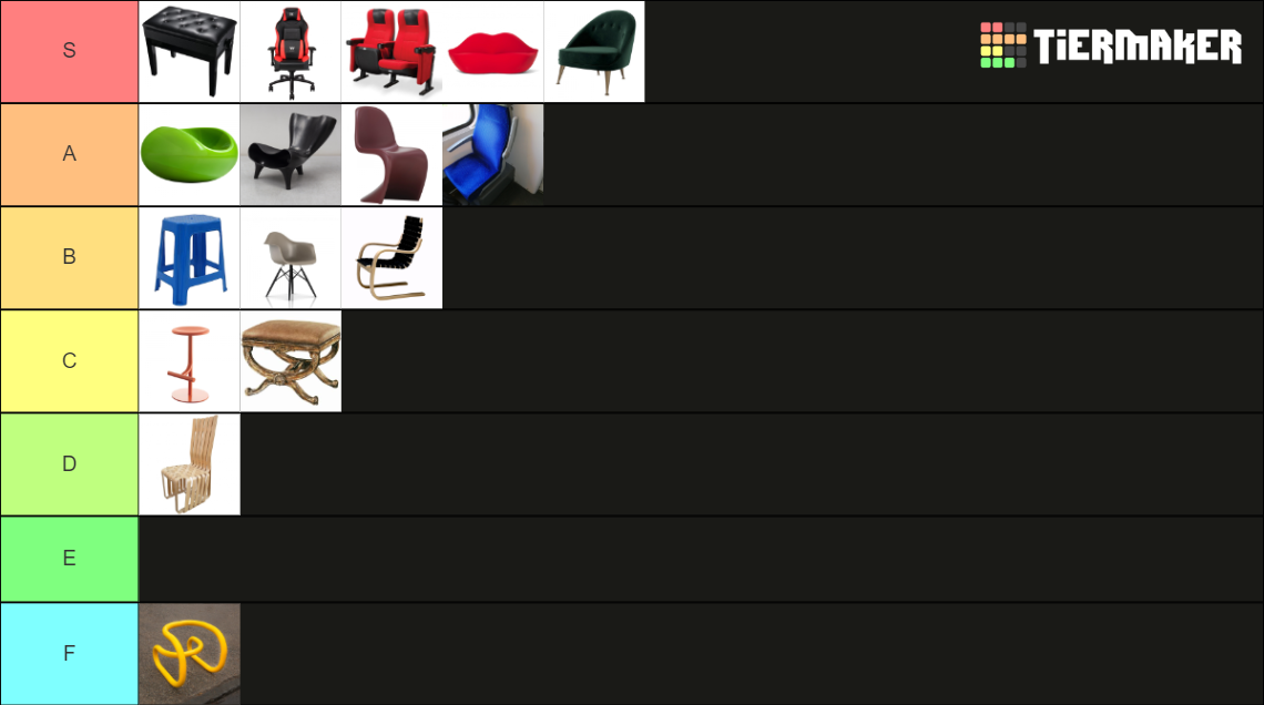Chair Tier List Rankings) TierMaker
