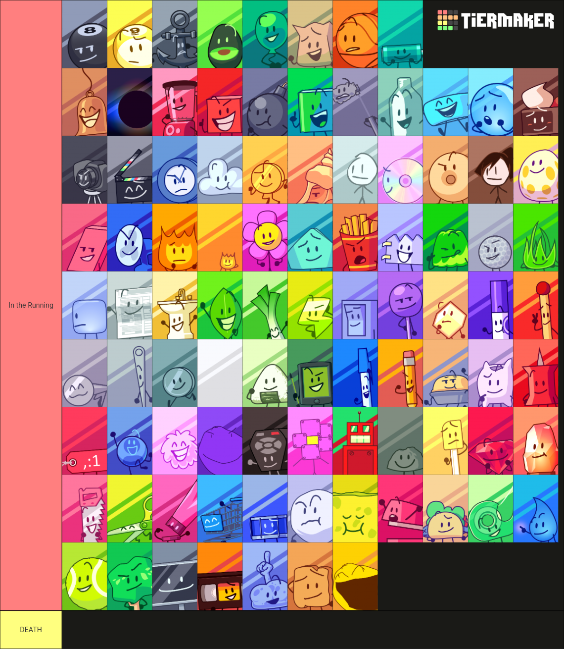 BFB 17 Voting icons including TPOT debuters, PF and Profily Tier List ...