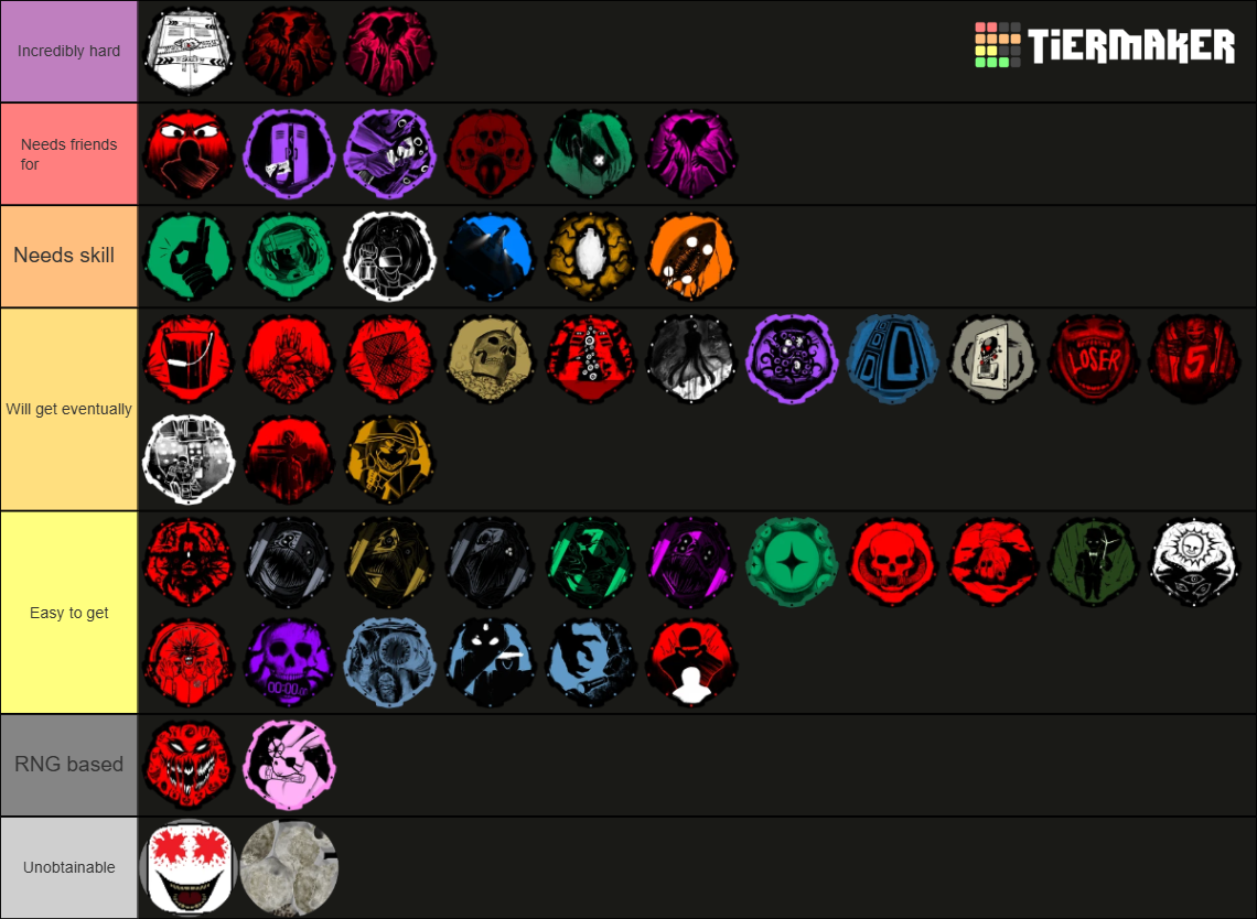 Roblox Pressure achievement badges Tier List (Community Rankings ...