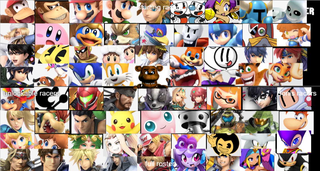 Super Smash Bros Dream Roster Maker (All Smash & Non Smash) Tier List ...