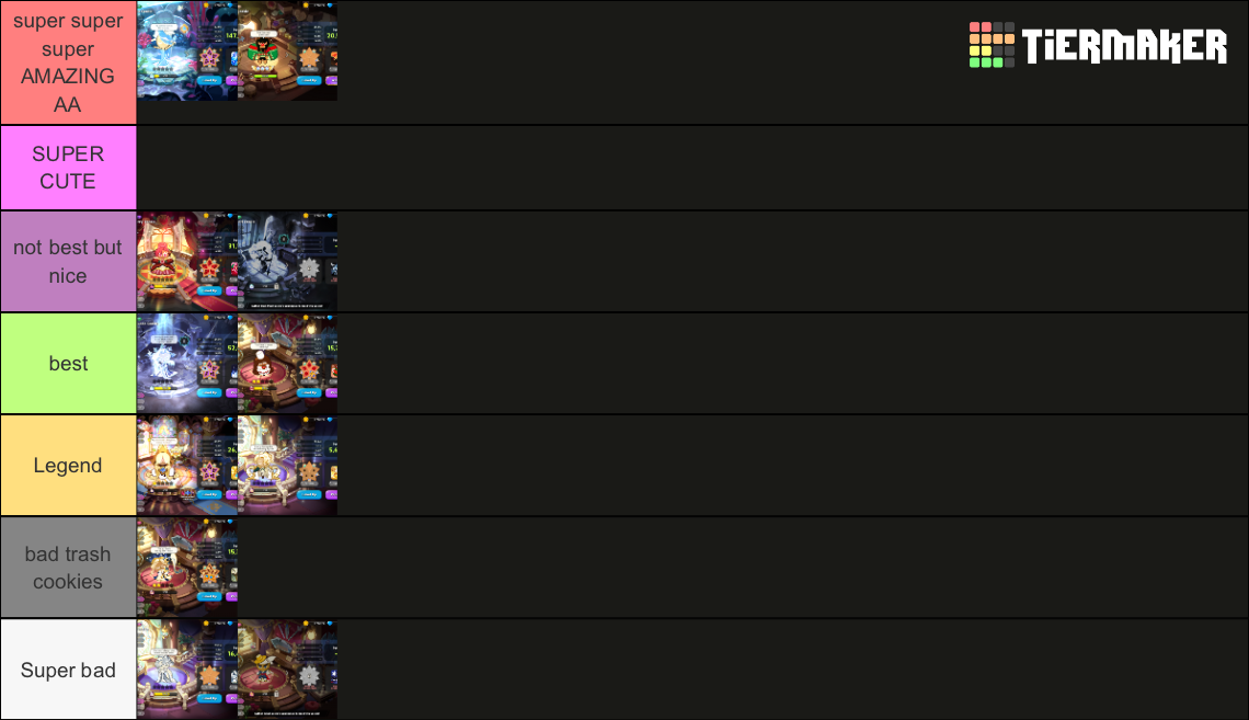 crk Tier List Rankings) TierMaker