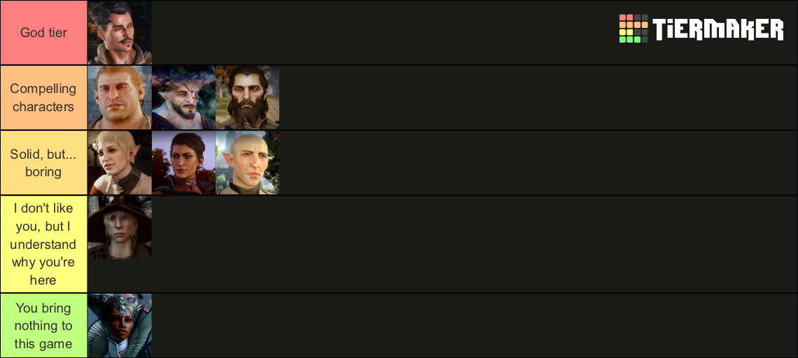 Dragon Age Inquisition Companion Tier List Community Rankings   Dragon Age Inquisition Companion Tier List 939690 1704818711 