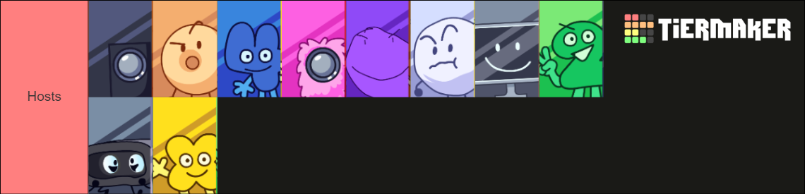 All Bfdi Characters Literally With Weeg Icons Tier List Community Rankings Tiermaker