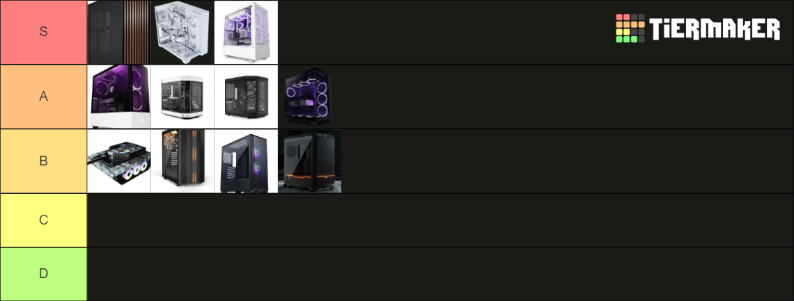PC Case Tier List (Community Rankings) - TierMaker