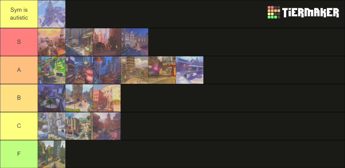 ow2 comp map Tier List (Community Rankings) - TierMaker