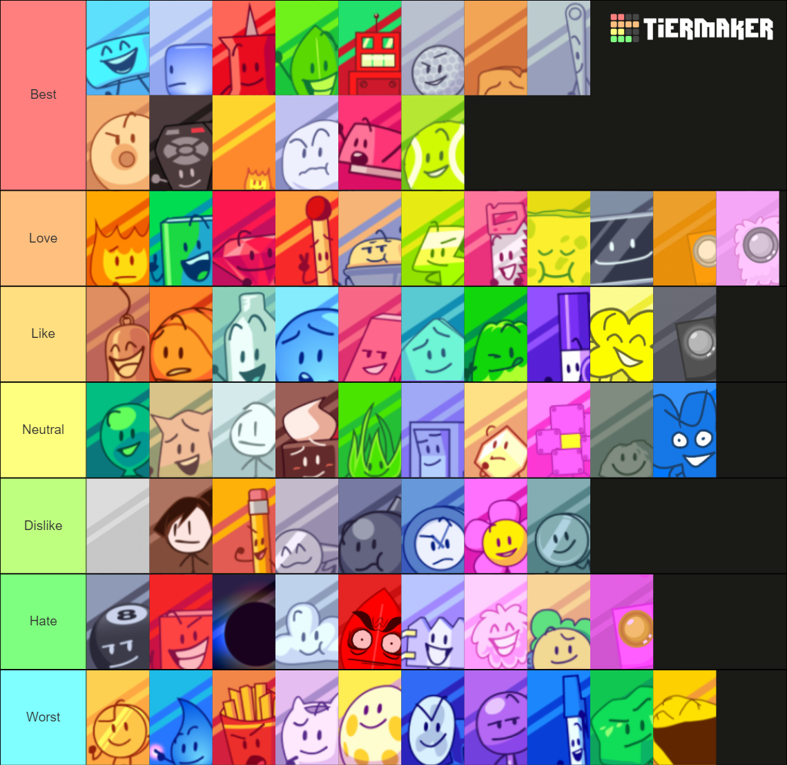 New BFB Voting Icons! (Inclides EL and Nonexisty) Tier List (Community ...