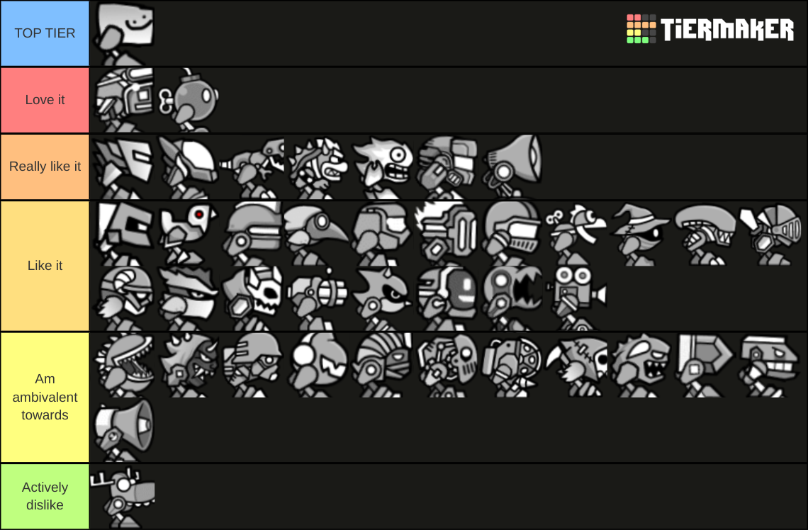 Rank every Geometry Dash 2.2 Robot Tier List Rankings