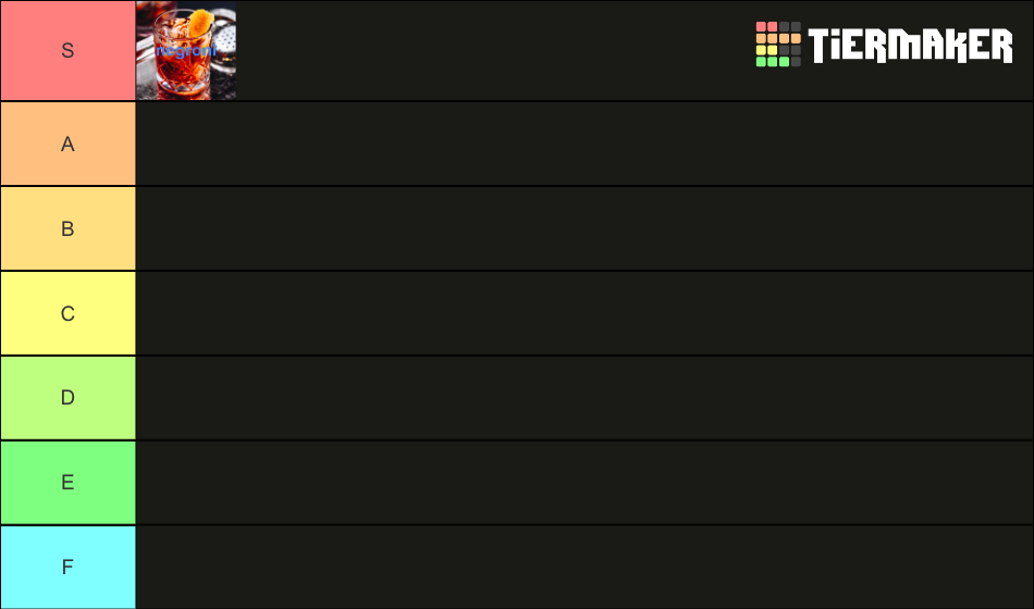 Cocktail Tier List Rankings) TierMaker
