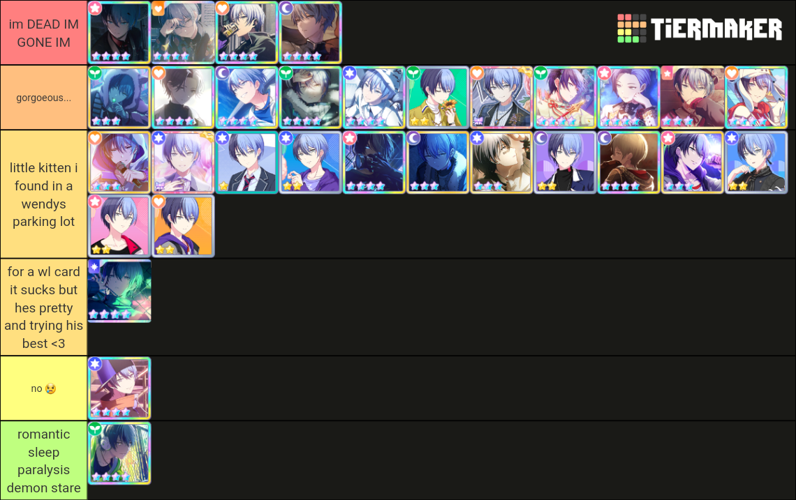 aoyagi touya card tierlist Tier List (Community Rankings) - TierMaker