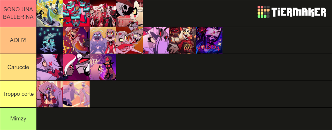 Hazbin Hotel Season 1 Songs Tier List (Community Rankings) - TierMaker