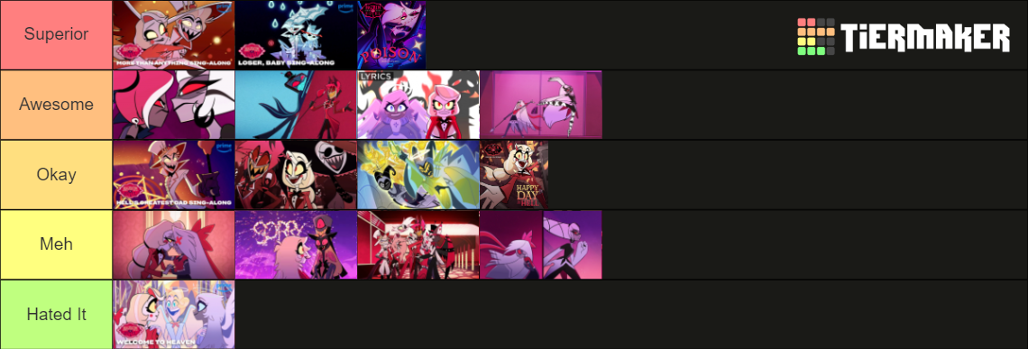 Hazbin Hotel Songs Tier List Community Rankings TierMaker hazbin-hotel-songs-tier-list-community-rankings-tiermaker