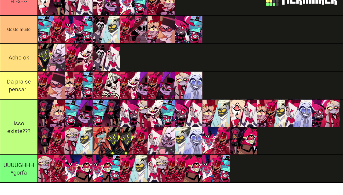 A Hazbin Hotel Ship Tier List (community Rankings) - Tiermaker