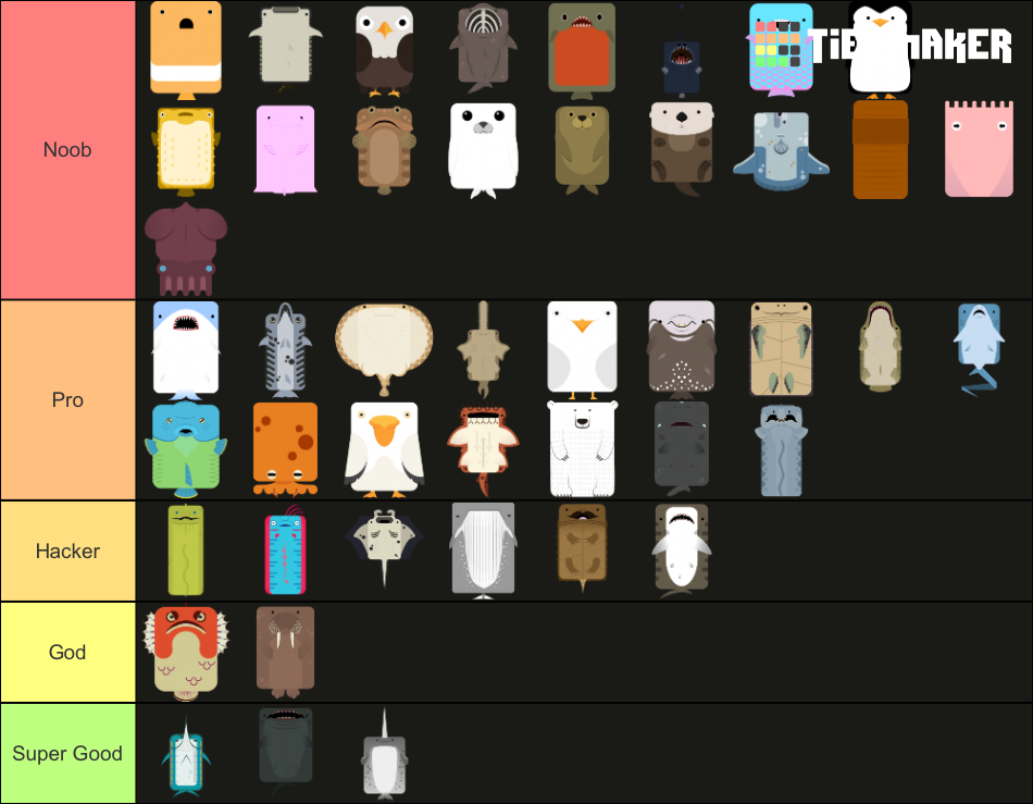 Every Single Deeeep io Animal Tier List Community Rankings TierMaker