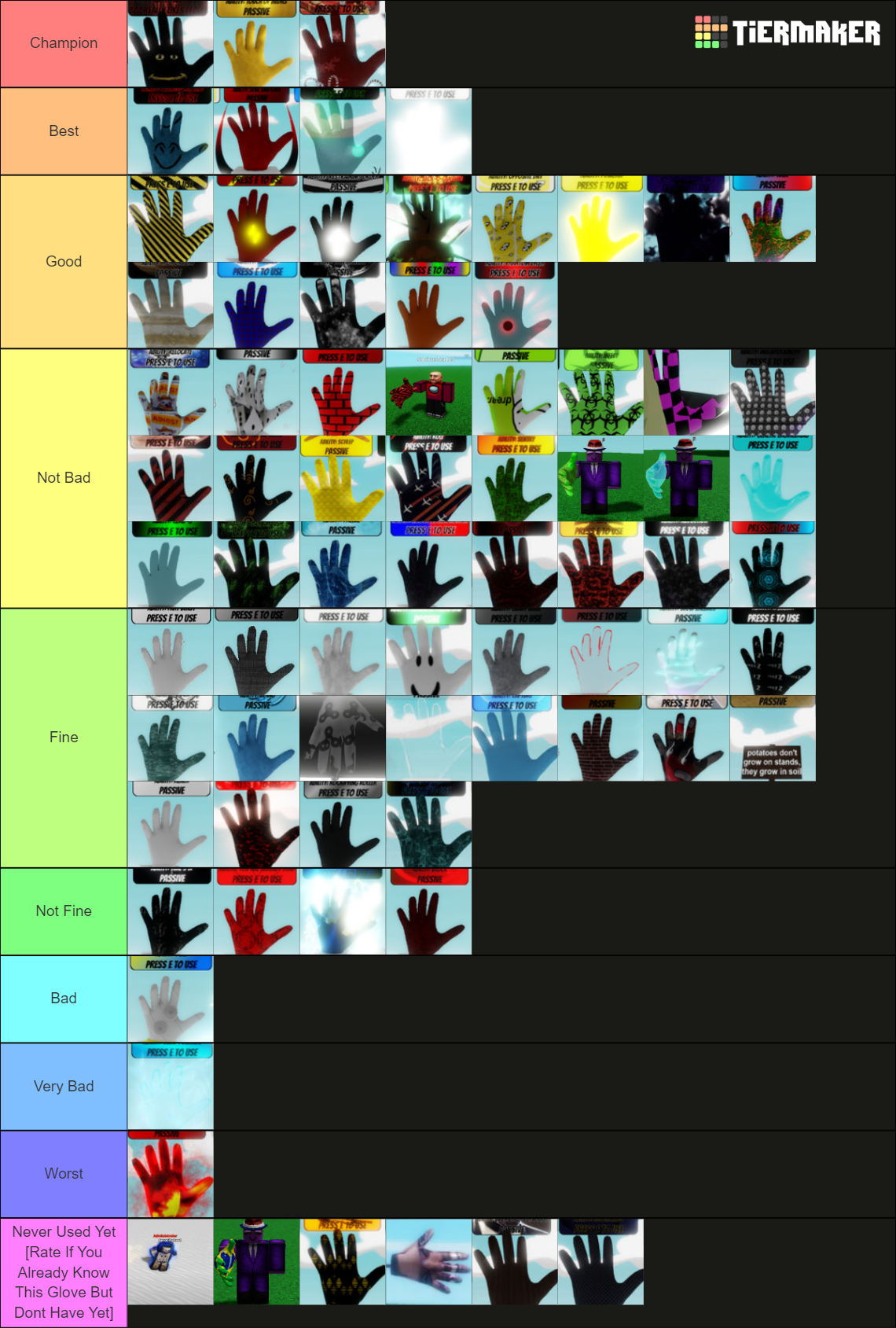 Slap Battles Tier List (community Rankings) - Tiermaker