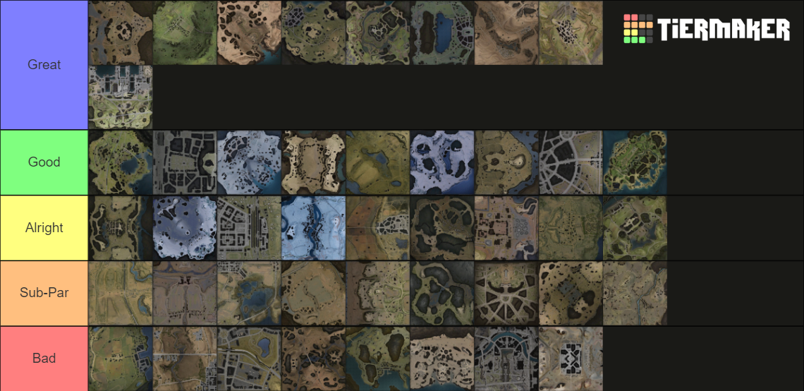 World of Tanks Maps 1.23 Tier List (Community Rankings) - TierMaker