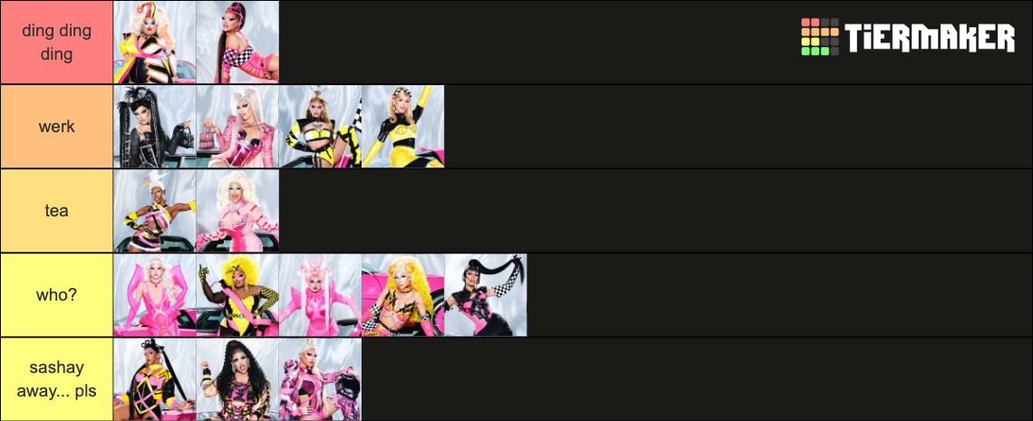 RuPaul's Drag Race - Season 15 Personal Rankings Tier List (Community ...