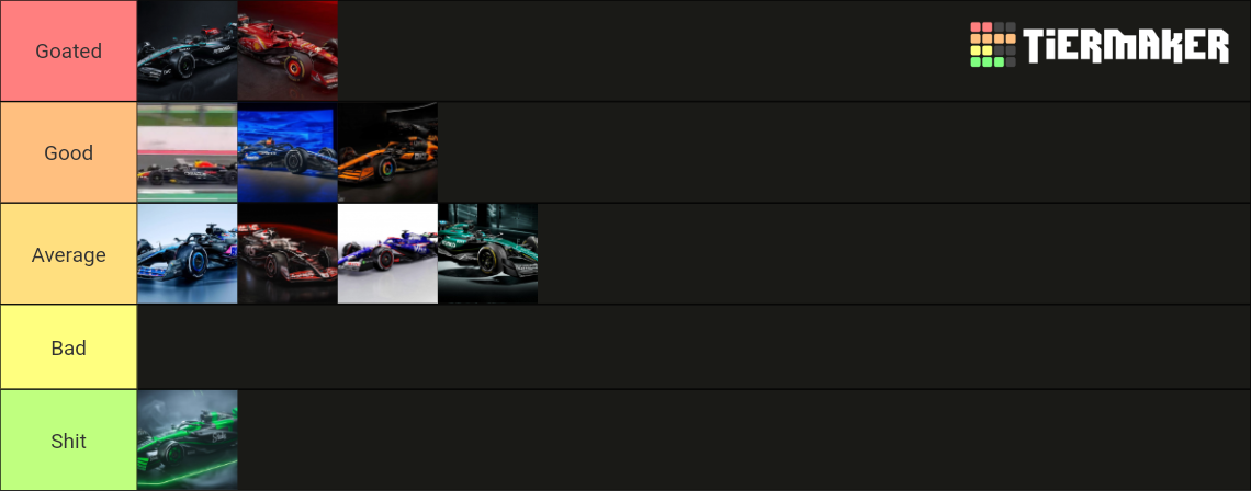 F1 2024 Liveries [FOXZIE EDITION] Tier List (Community Rankings ...