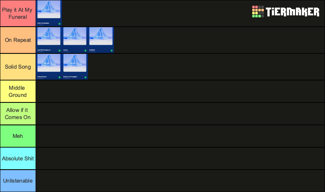 MY RANKINGS PART 2 Tier List (Community Rankings) - TierMaker