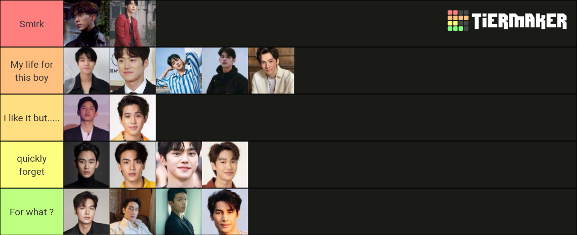 actor crush asia Tier List (Community Rankings) - TierMaker