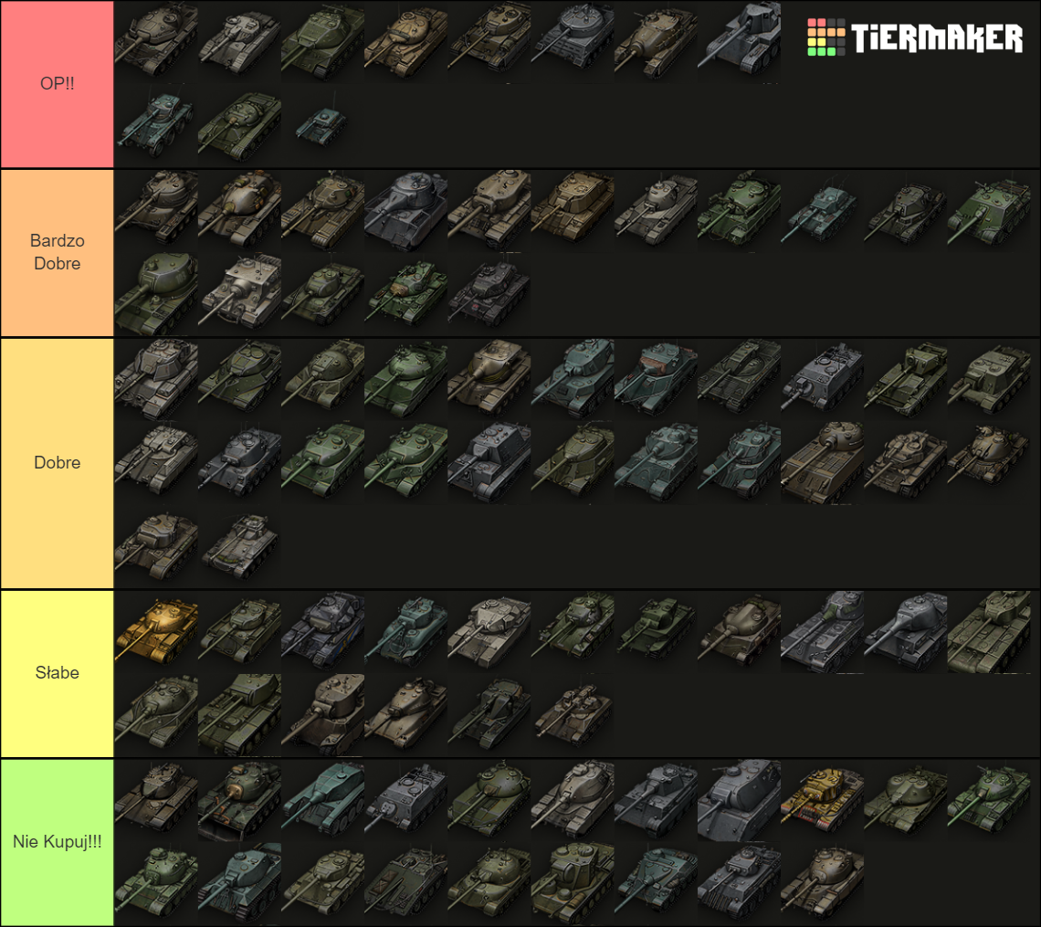 WoT VIII Tiery Pr. Tier List (Community Rankings) - TierMaker