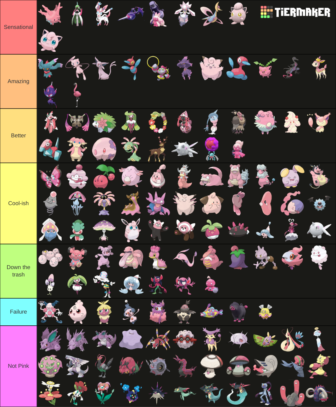 Pink Pokemon Gen 1 9 Tier List Community Rankings TierMaker pink-pokemon-gen-1-9-tier-list-community-rankings-tiermaker