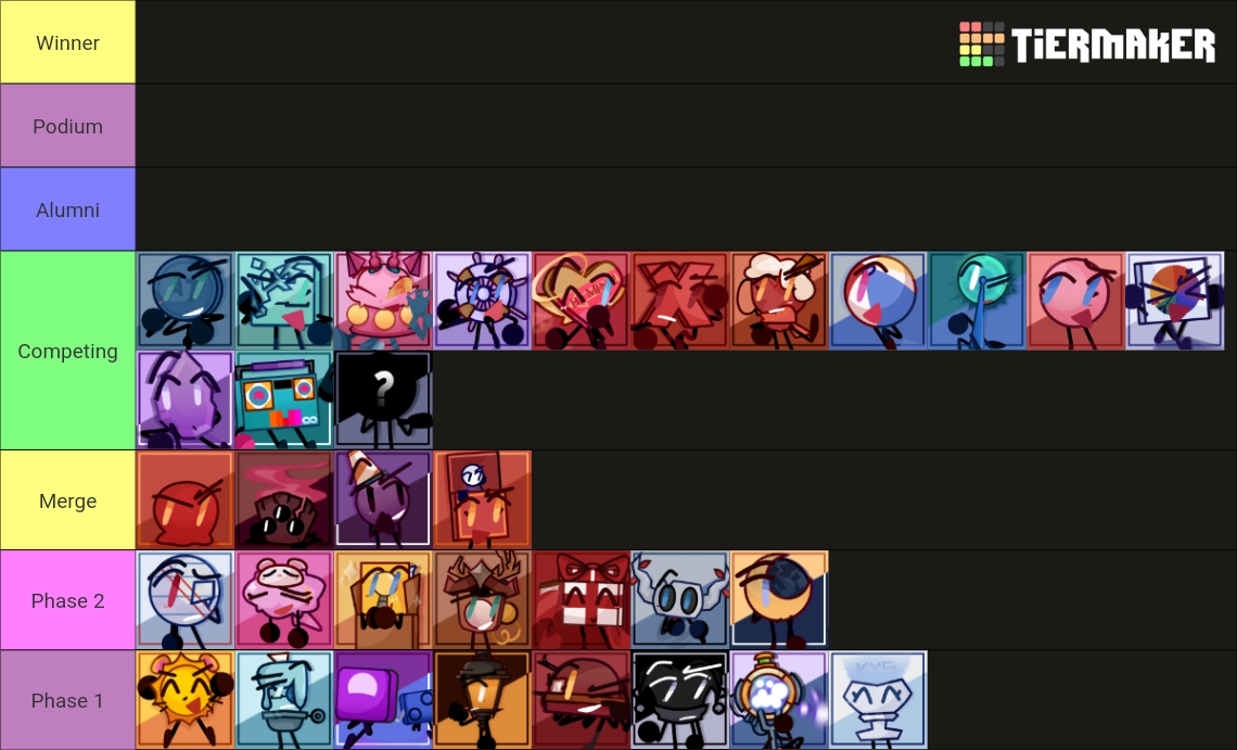 ⋆ RT:S3 - CONTESTANT TIER LIST ⋆ Tier List (Community Rankings) - TierMaker