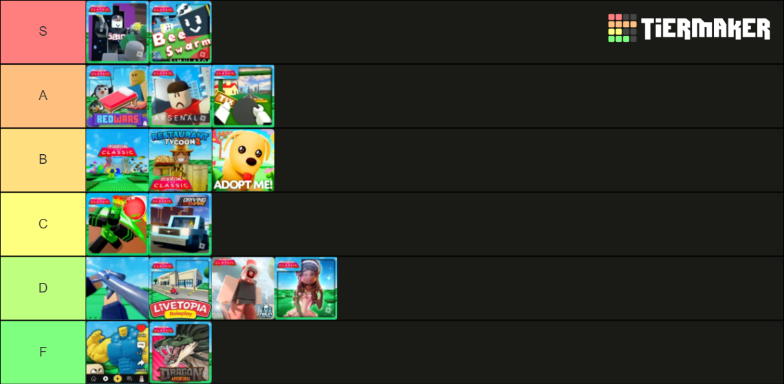 easiest classic games roblox