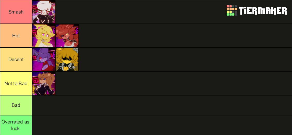 Frenni's Tier List Rankings) TierMaker