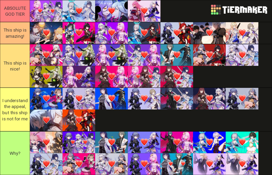 Honkai Impact 3rd Ships Tier List (Community Rankings) - TierMaker