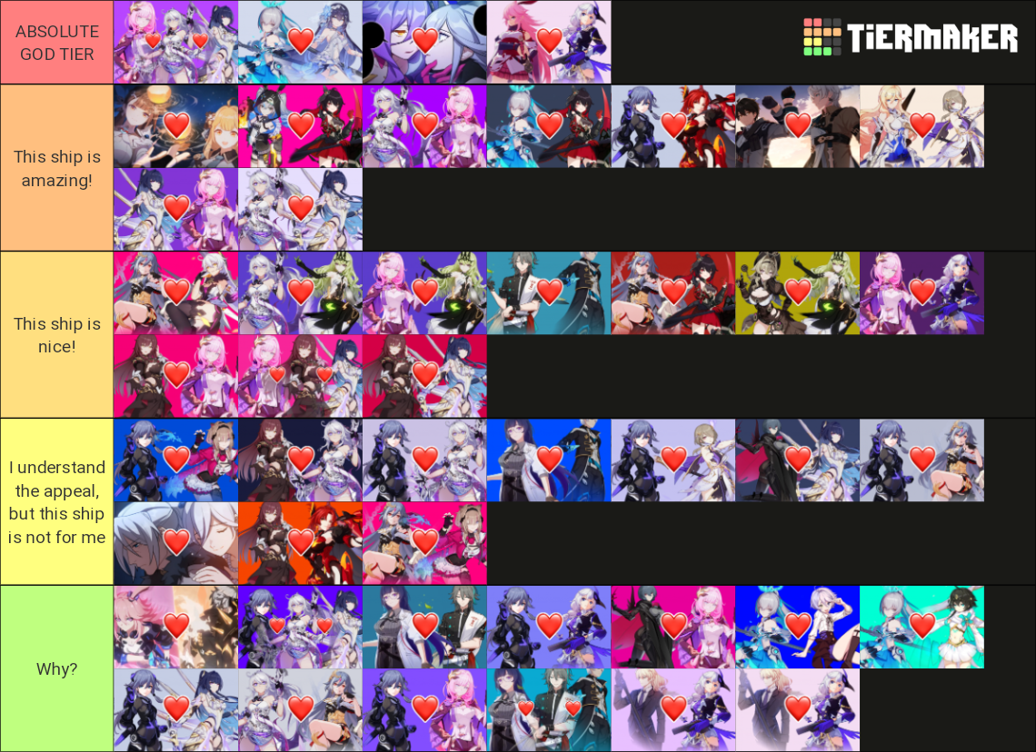 Honkai Impact 3rd Ships Tier List (Community Rankings) - TierMaker