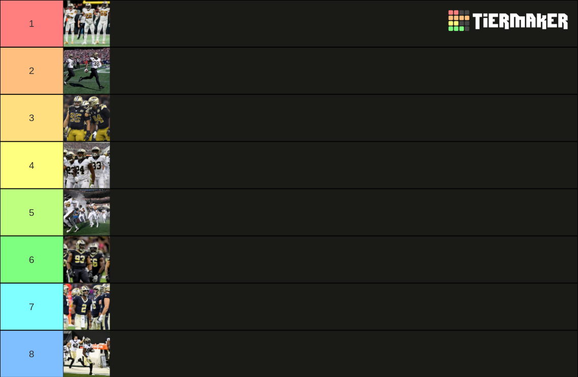 Saints Uni Combos Tier List (Community Rankings) - TierMaker