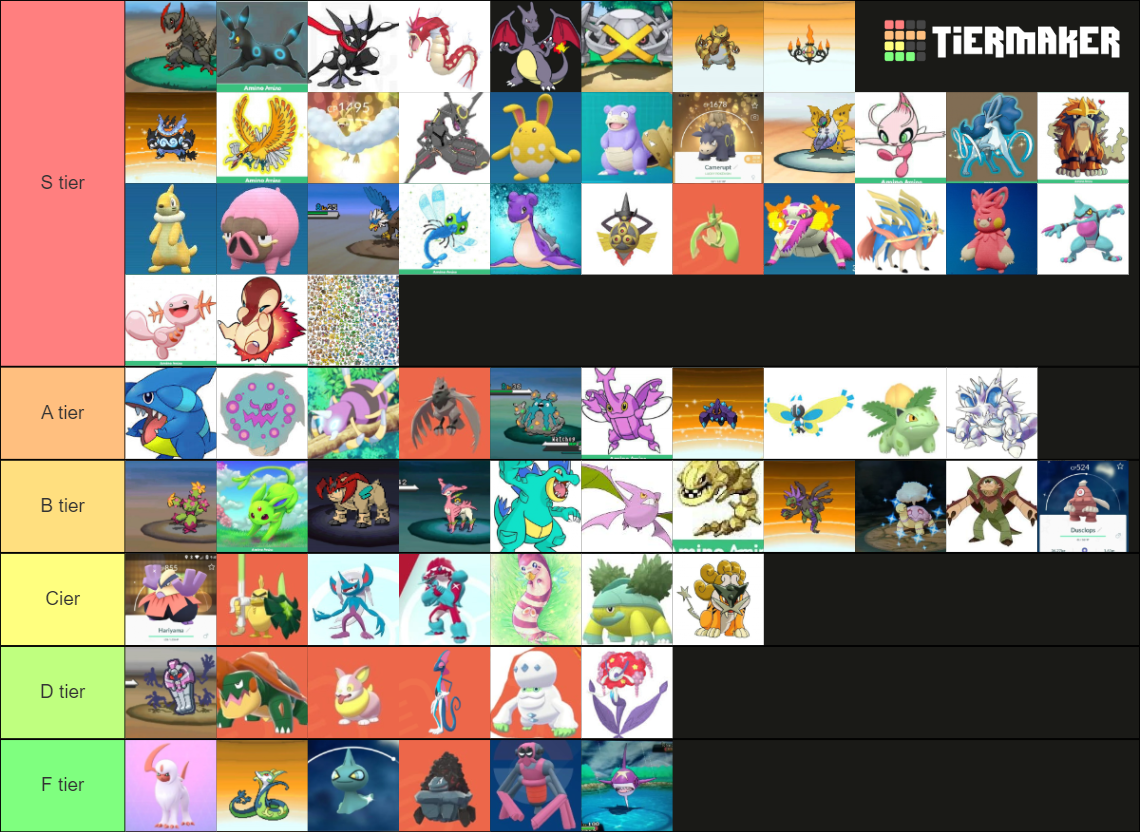 My Favorite Shiny Pokemon Tier List (Community Rankings) - TierMaker