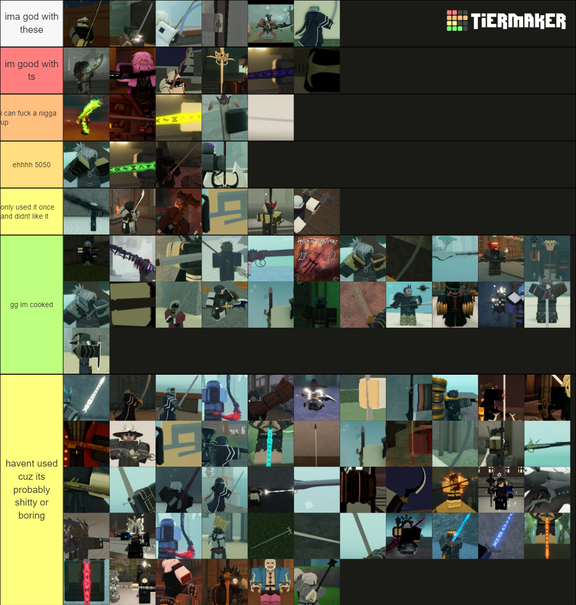 Every Deepwoken Weapon (May 2024) Tier List (Community Rankings ...