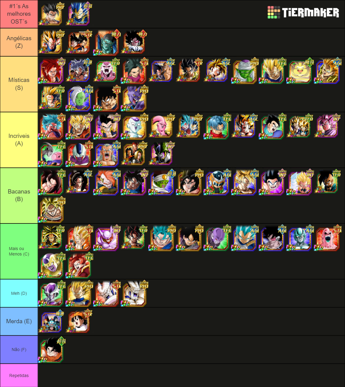 Dokkan Battle OST (2024 GOLDEN WEEK) Tier List Rankings