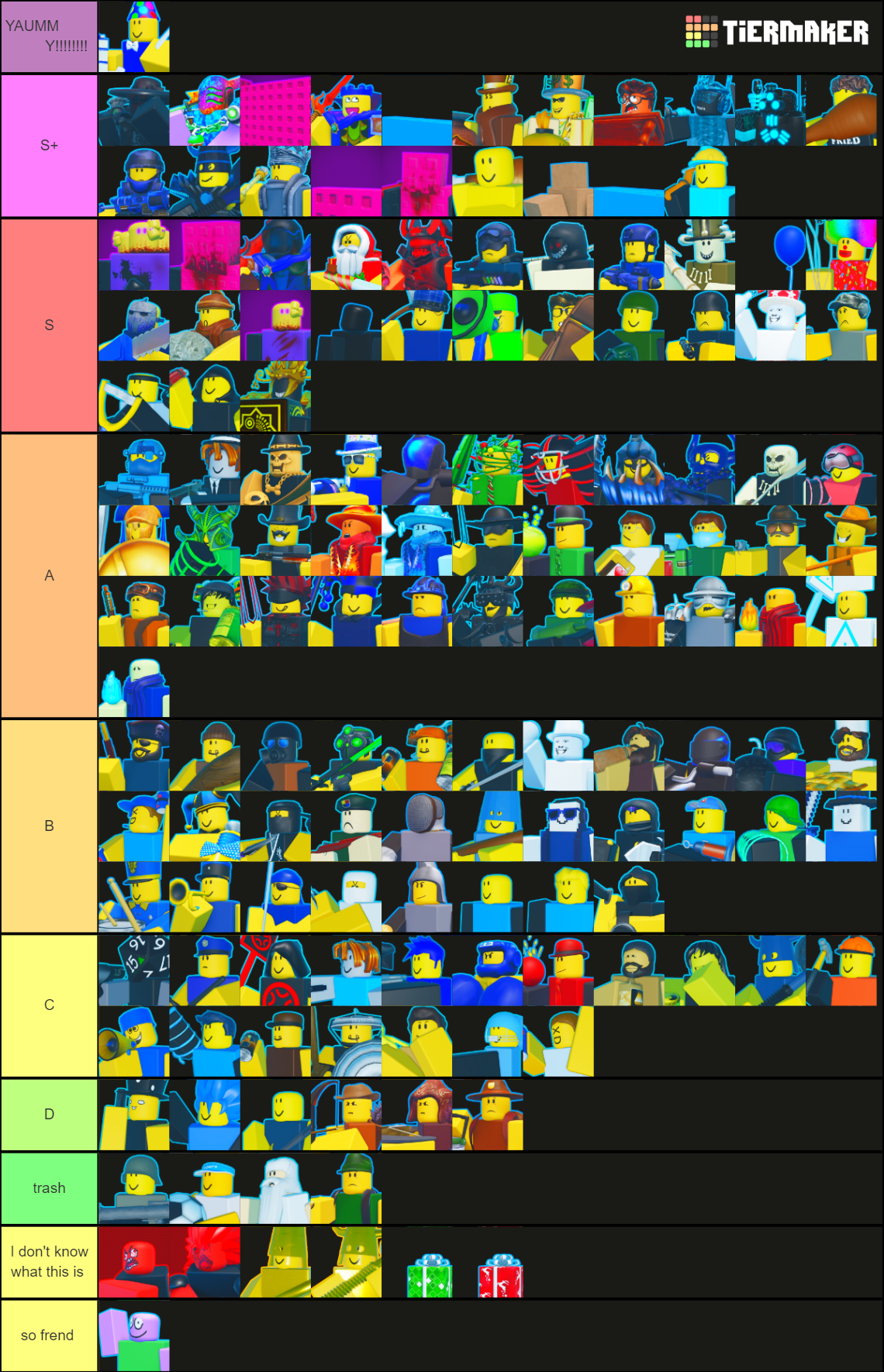 The Battle Bricks Friendly Units Royal Flush Tier List Community Rankings Tiermaker 6415