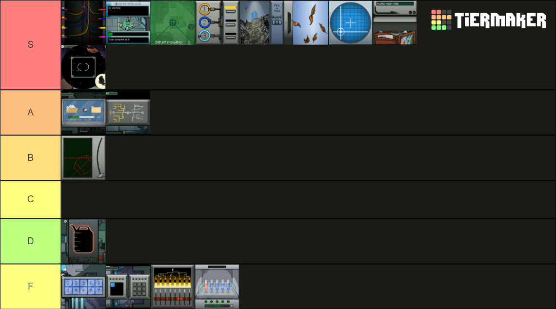 All Among Us Tasks Tier List Rankings) TierMaker