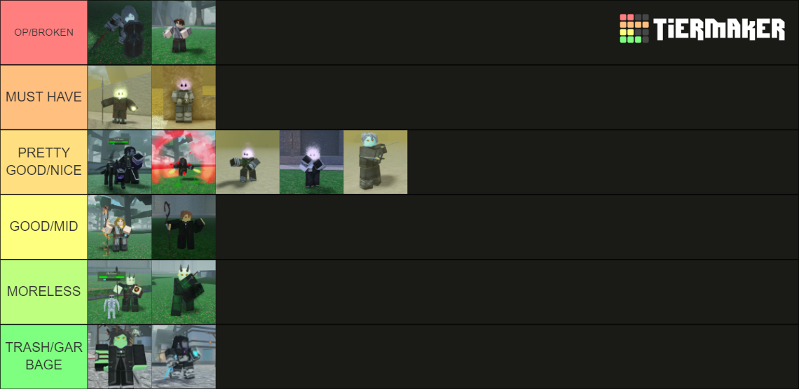 Updated Arcane Lineage (Classes) [MAJOR UPDATE] Tier List (Community ...